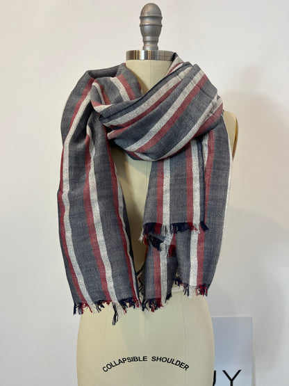 J CREW. Pañuelo rayas jaspeado