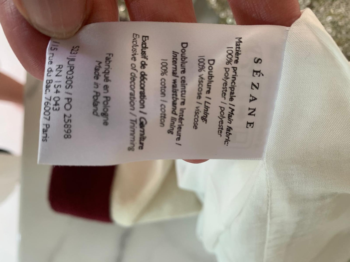 SÉZANE. Falda corta lentejuelas