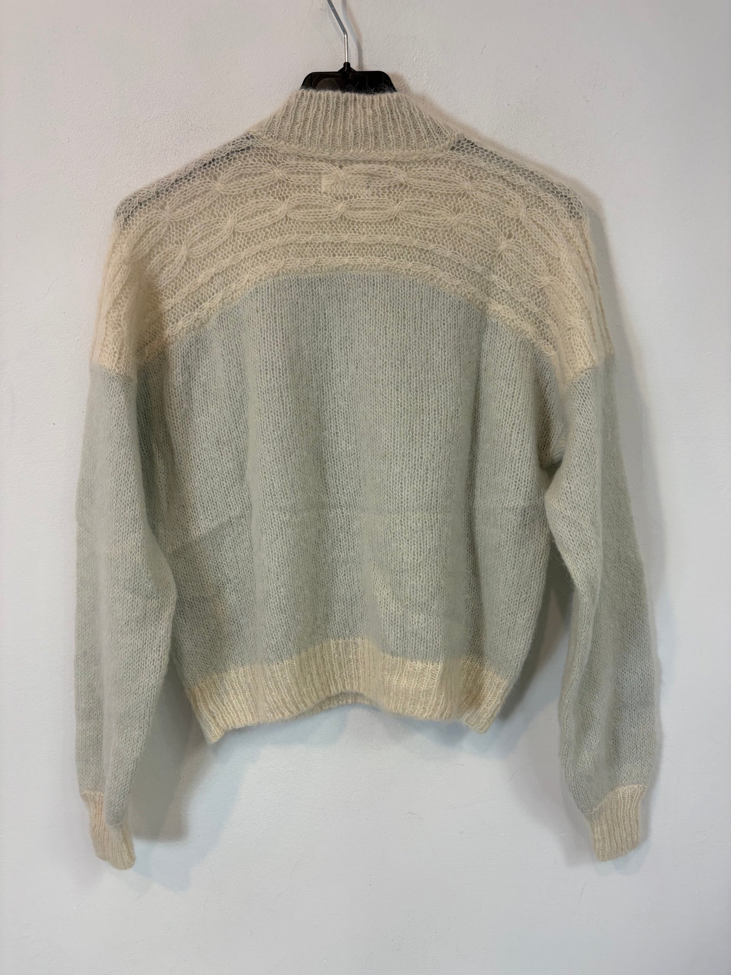 ZARA. Black stretch knit top. TL