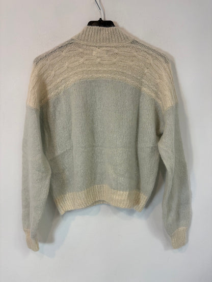 ZARA. Black stretch knit top. TL