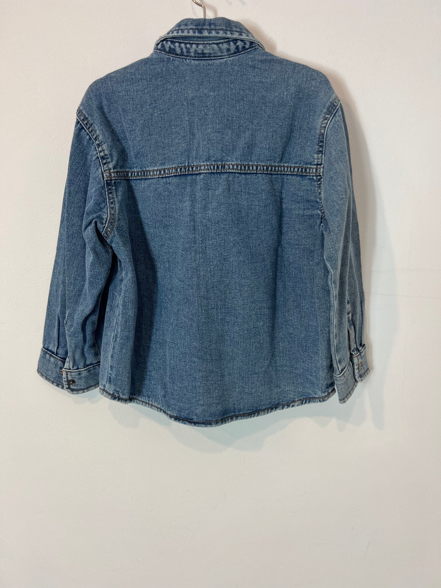ZARA. Camisa denim manga larga. T 6 años