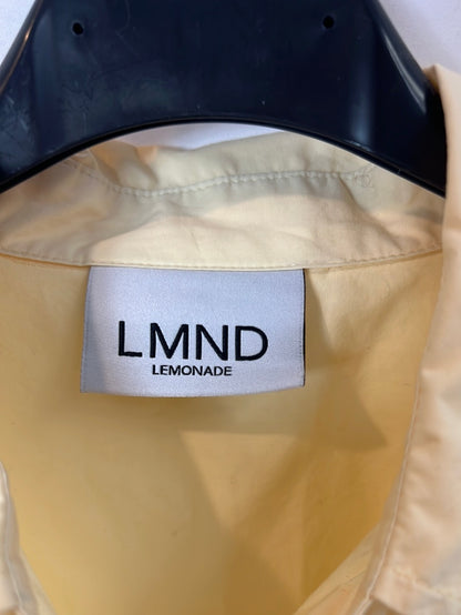 LMND. Camisa amarillo claro algodón. T S/M
