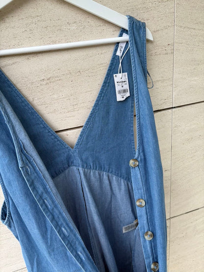 Mono corto denim ligero