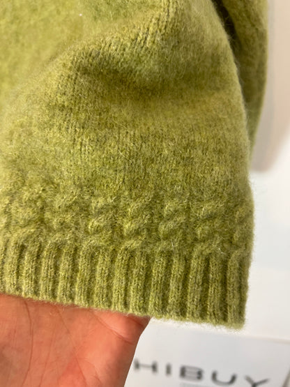 SEZANE. jersey verde pistacho T.xs