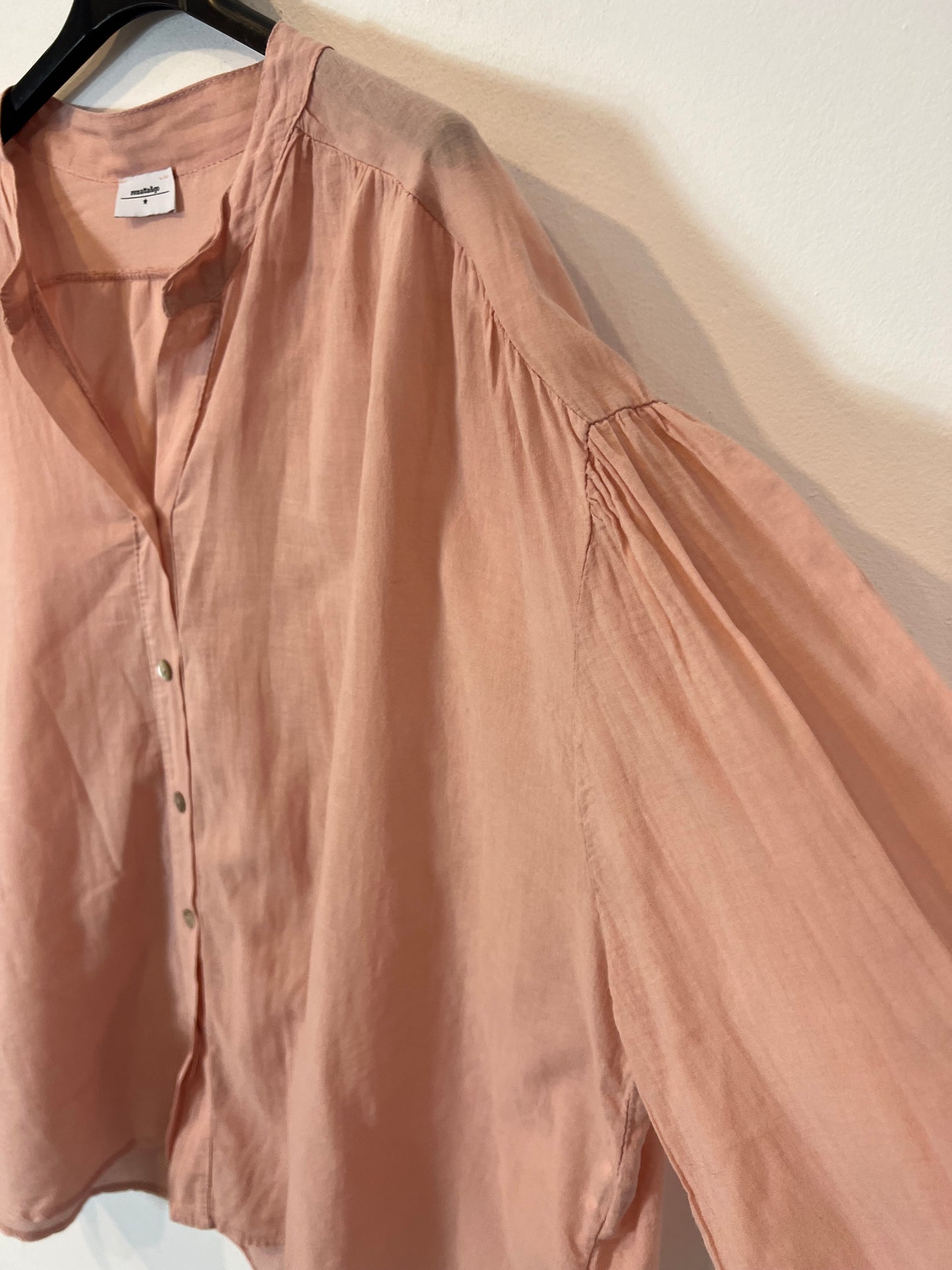 RENATTA&amp;GO. Pale pink cotton blouse. TM
