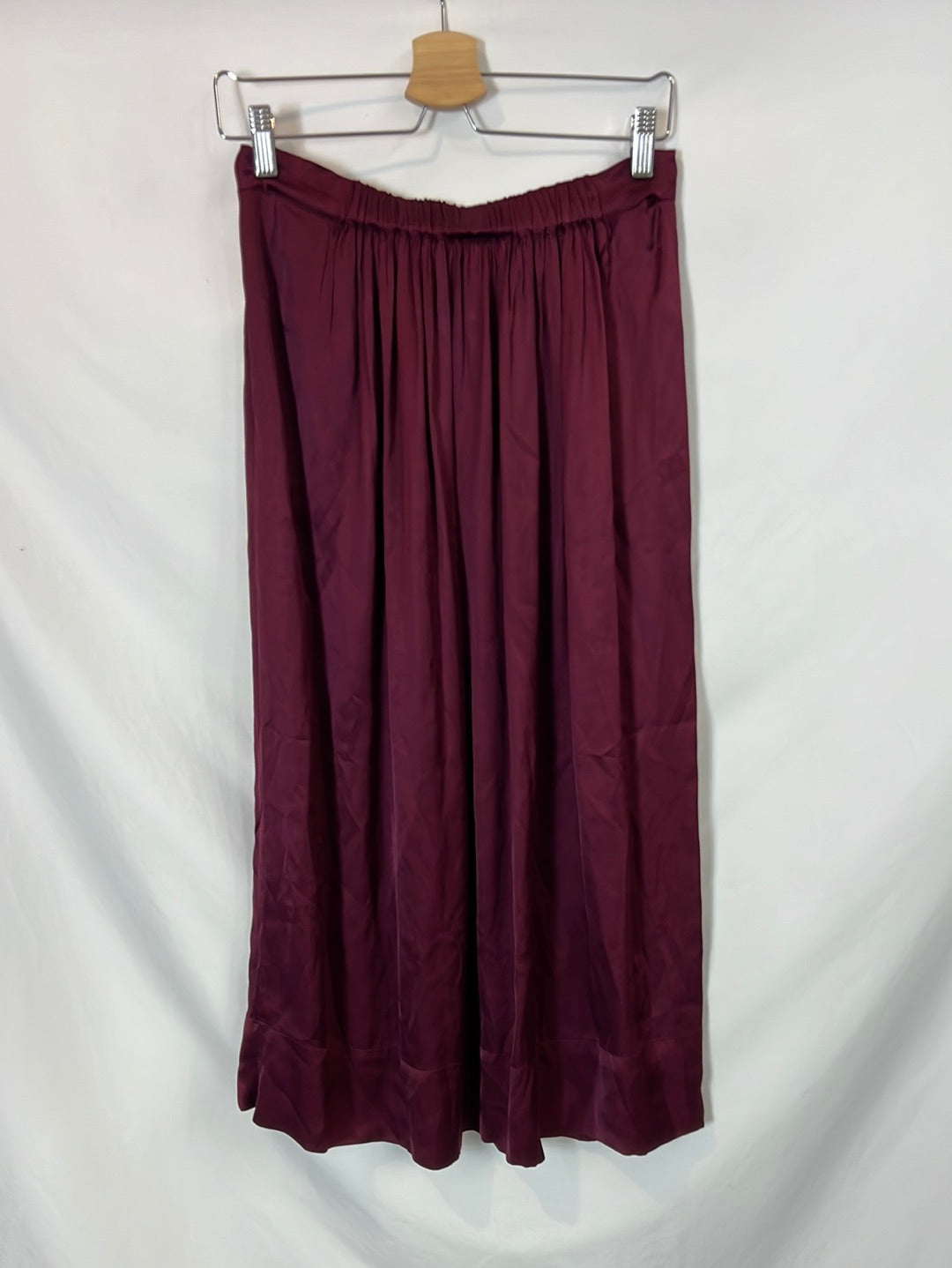 RABENSSALONER. Falda midi burdeos T.s