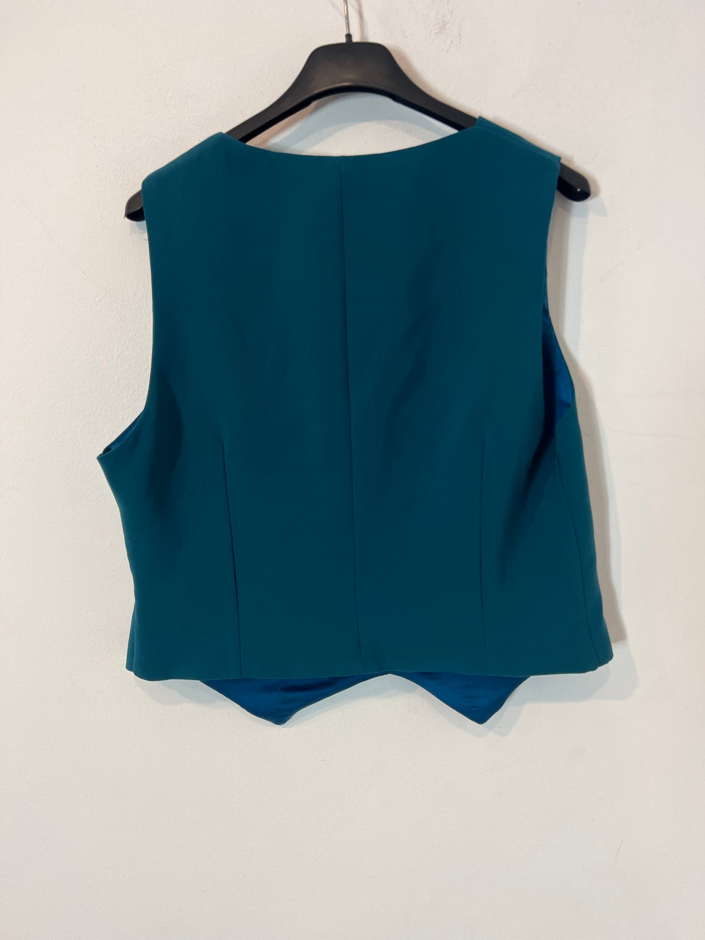 LANUYA. Chaleco azul botones T.42