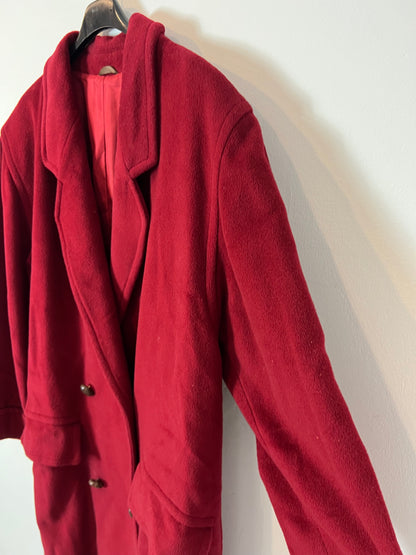 WINDSOR. Long wool and cashmere coat. Size 36 (M)