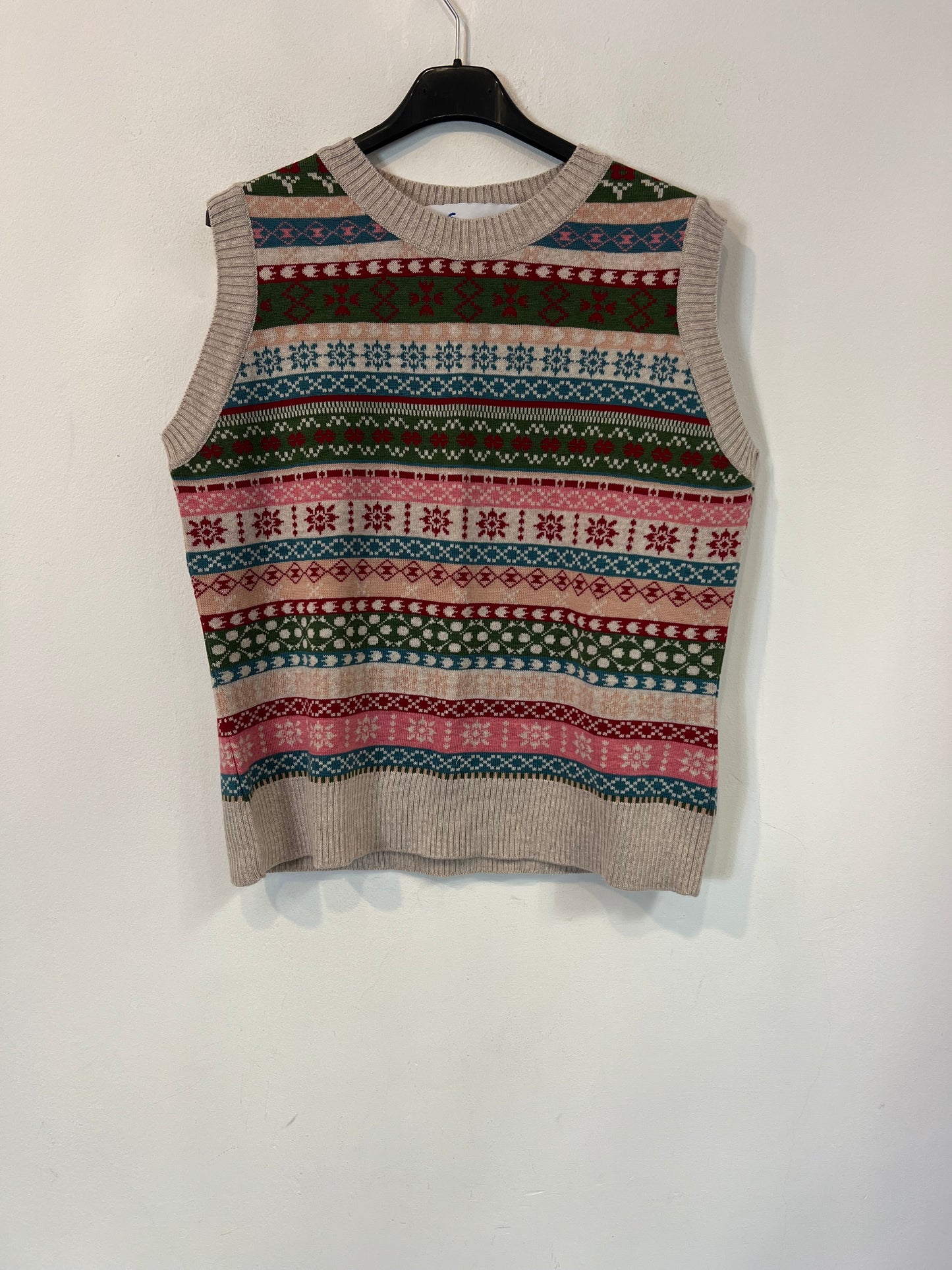 LA CASITA DE WENDY. Chaleco greca lana