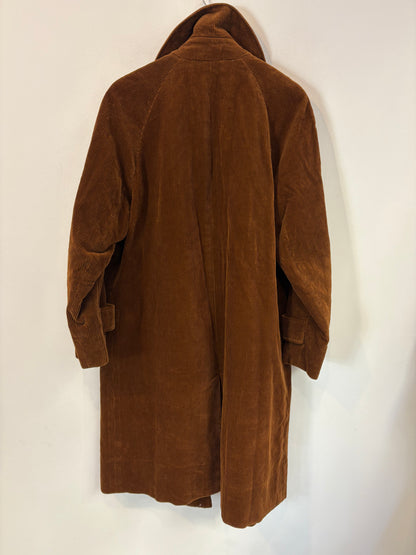 OTRAS.Abrigo  marrón textura vintage