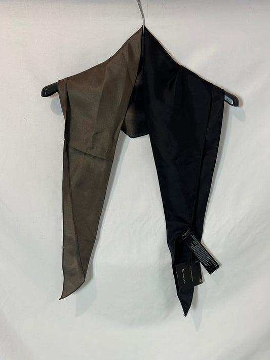 MASSIMO DUTTI. Pañuelo seda bicolor