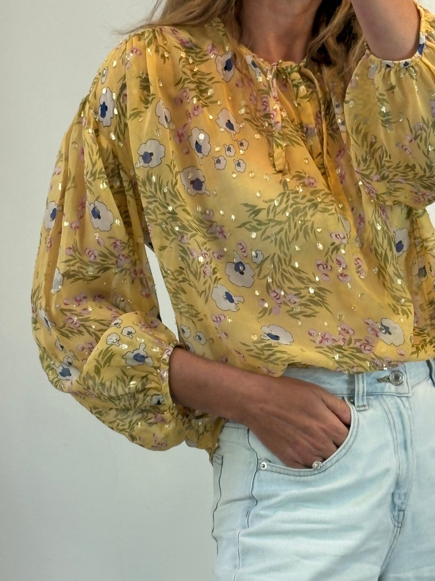 ISABEL MARANT. Blusa seda estampada