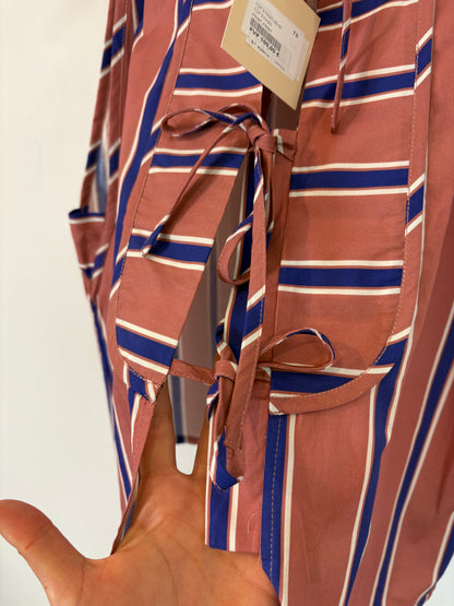 HIMBA. Total look top y pantalón rayas. T S