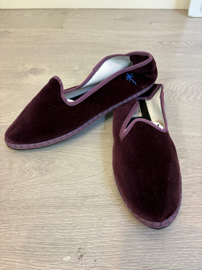 CAPULETTE. Venecianas terciopelo berenjena. T 41