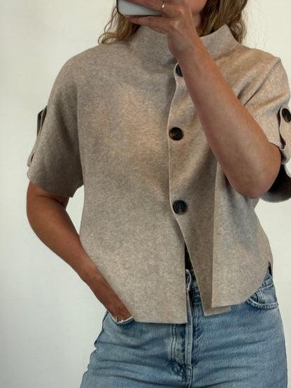 Chaqueta punto botones