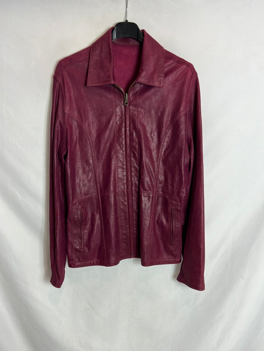 OTRAS. Chaqueta burdeos reversible T.m
