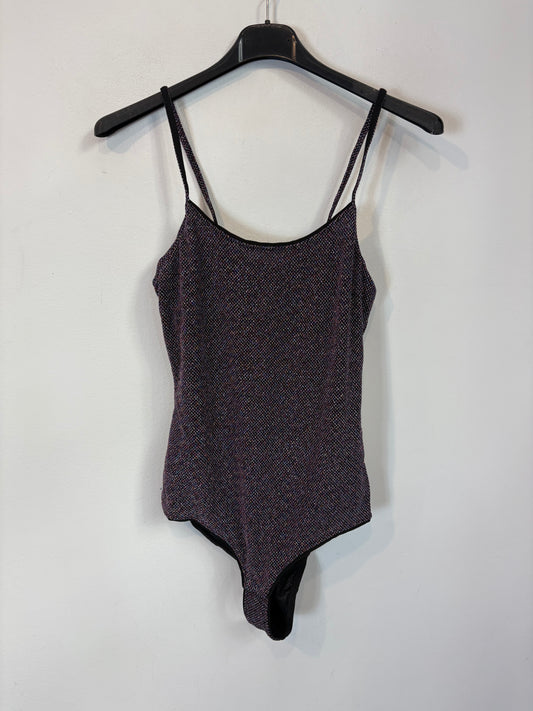 &amp;OTHER. STORIES. Colored thread bodysuit, size 36