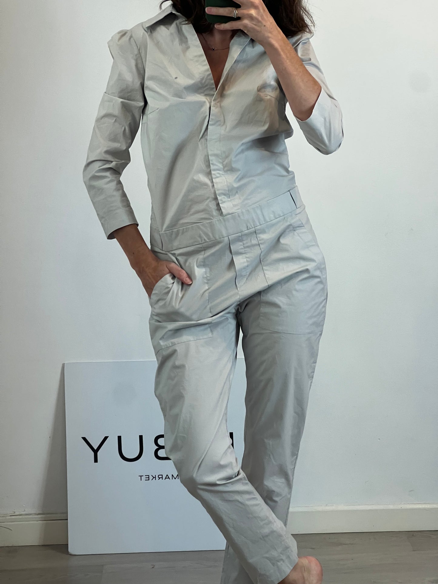 AM.PM. Mono largo gris T.s