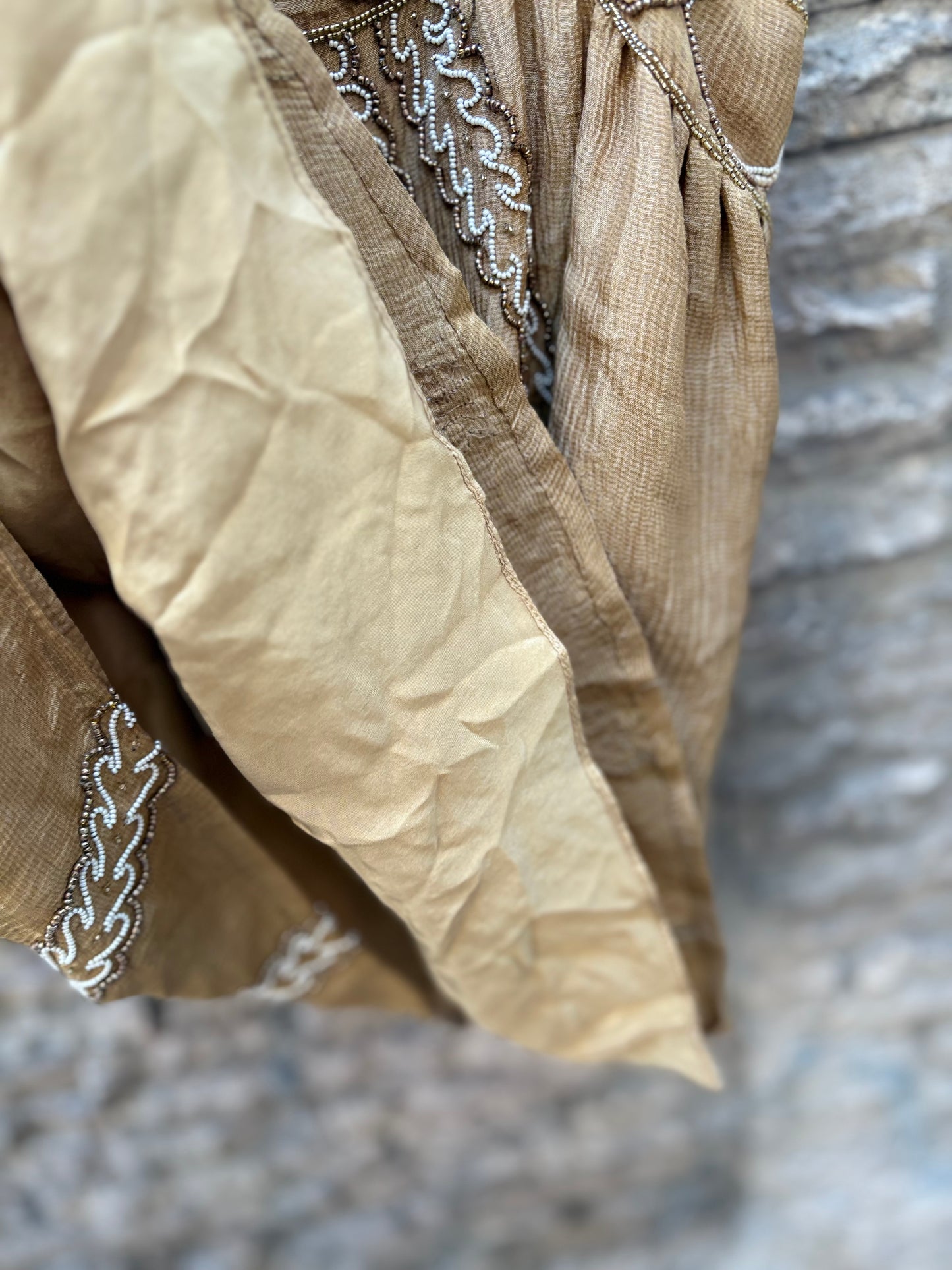 OTRAS. Top fluido abalorios. T XS/S