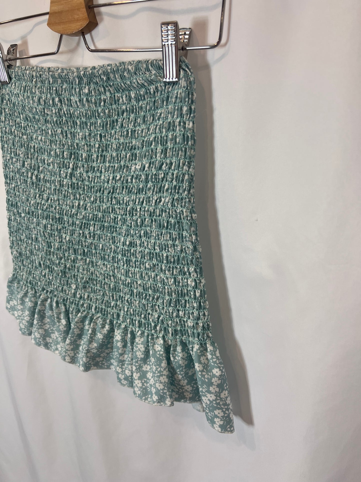 OTRAS. falda/top flores nido de abeja TU(S)