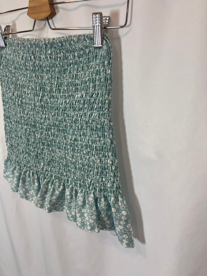 OTRAS. falda/top flores nido de abeja TU(S)