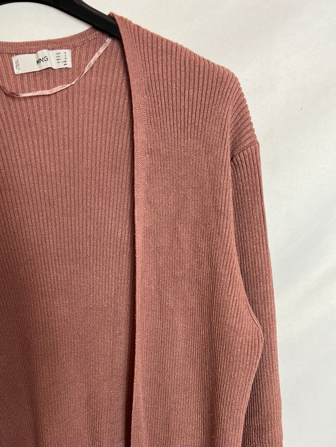 MANGO. Rebeca larga canale rosa. T M