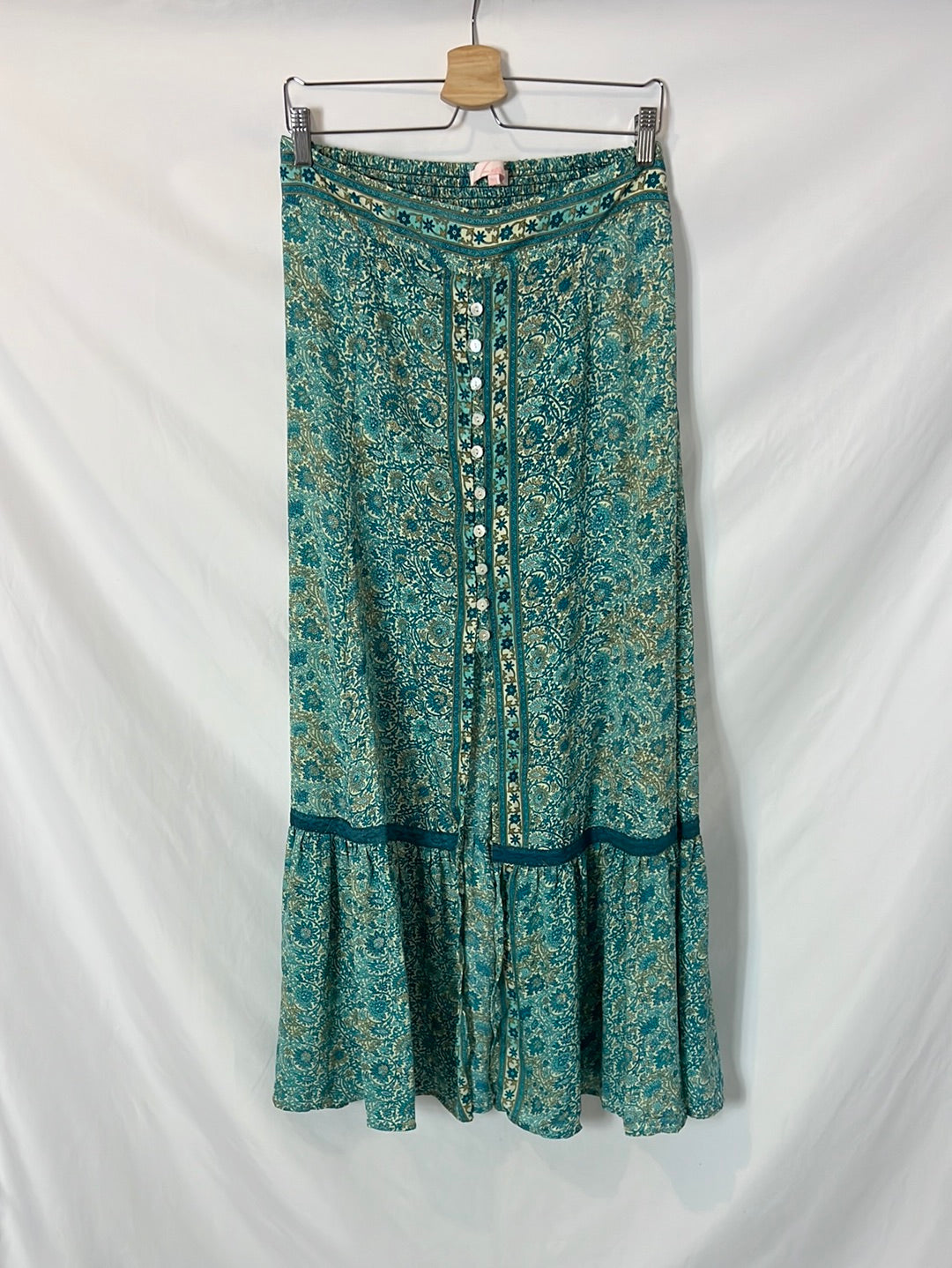 LETIZ. Falda midi flores TU(m)