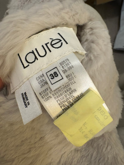 LAURÈL. Chaleco reversible pelo NATURAL