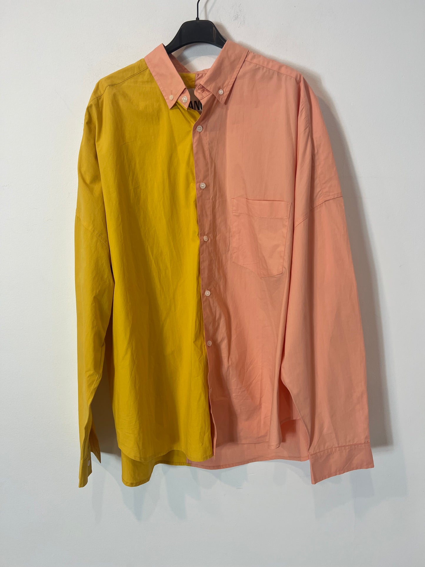 BLANCA. Camisa oversized bicolor Tu(m/l)