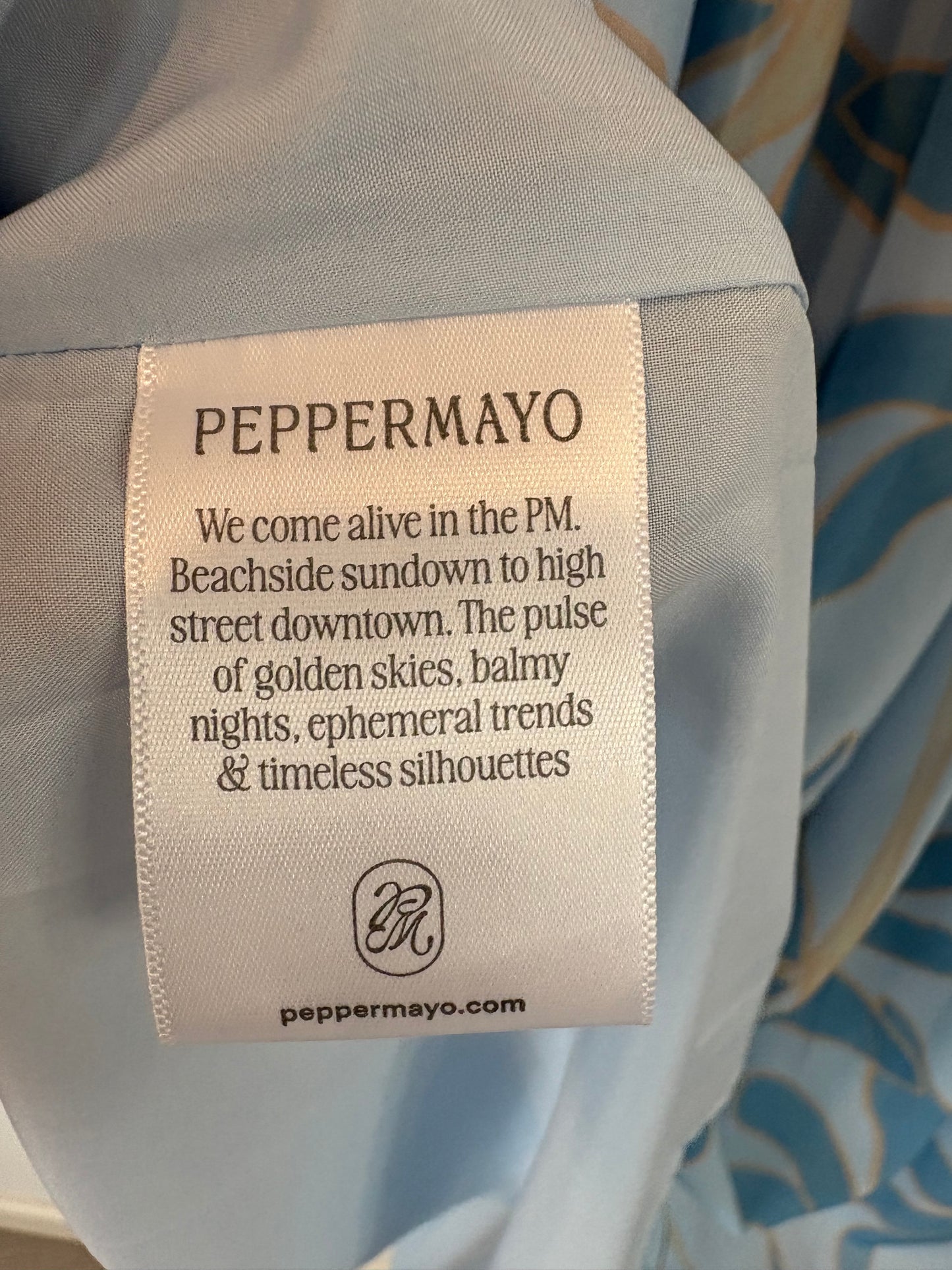PEPPERMAYO. Falda larga estampado retro vuelo. T S