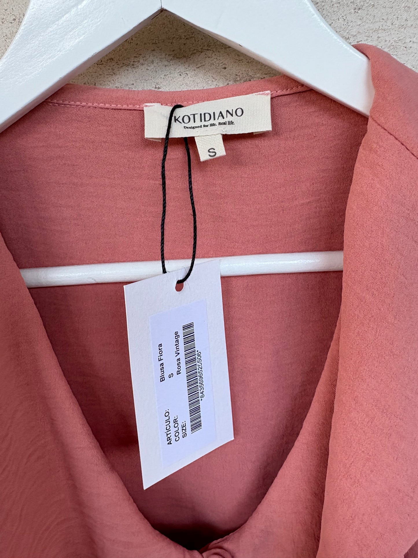 KOTIDIANO. Blusa fluida salmón