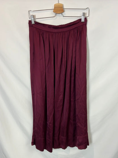 RABENSSALONER. Falda midi burdeos T.s