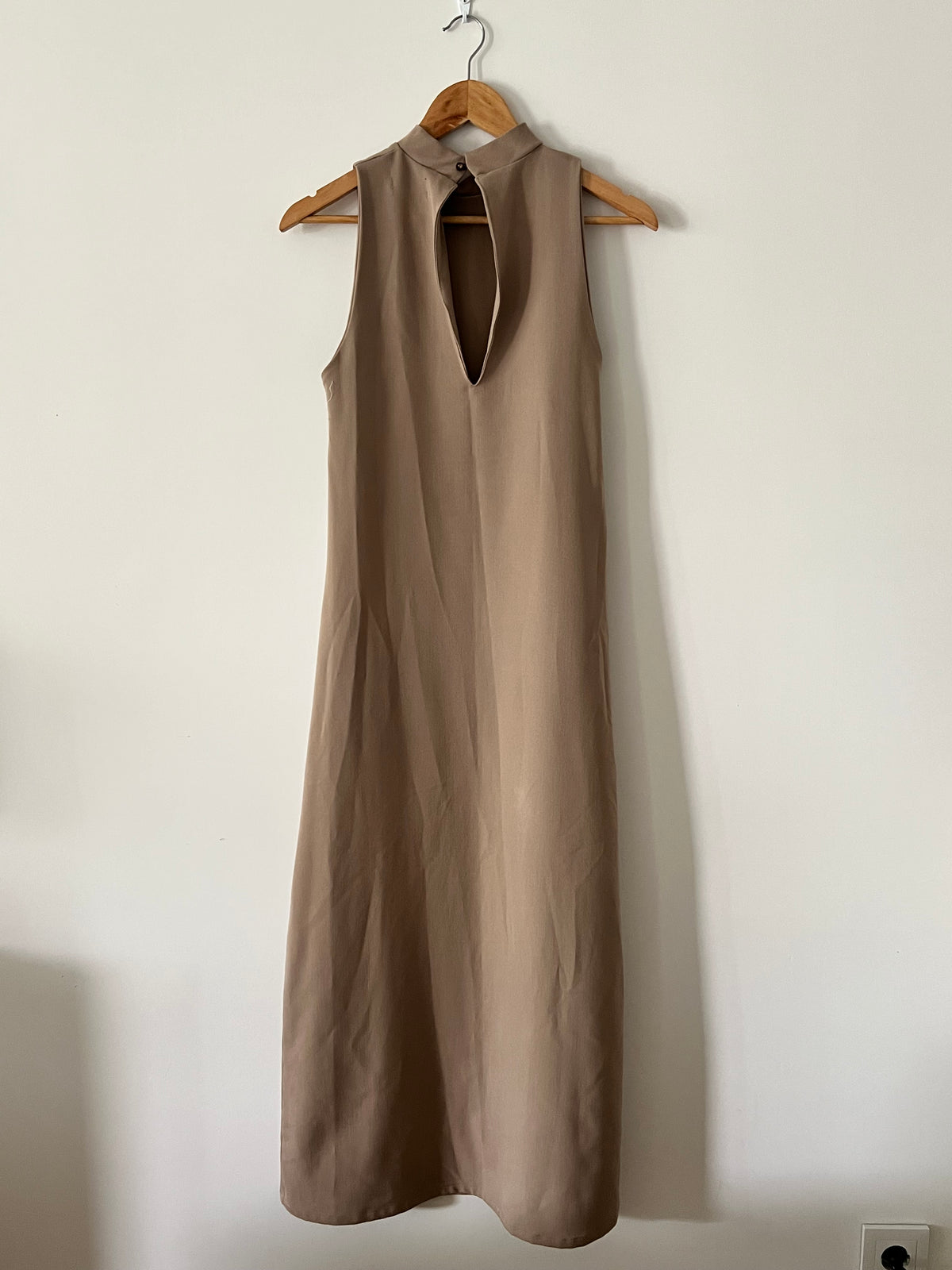 ZARA. Long brown dress TM