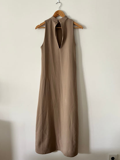 ZARA. Long brown dress TM
