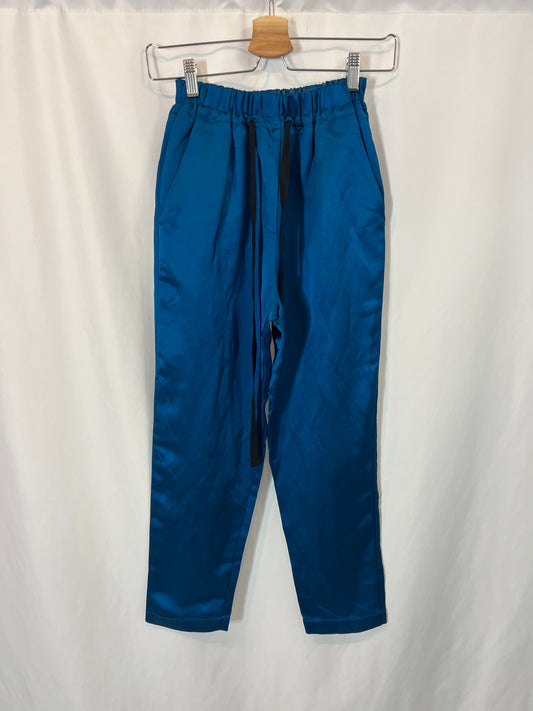 FORTE FORTE. Textured blue pants. Size 0 (xs)