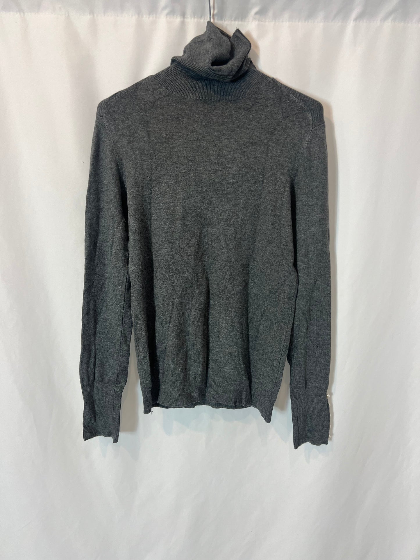 ZARA. Jersey fino detalle puños. T M