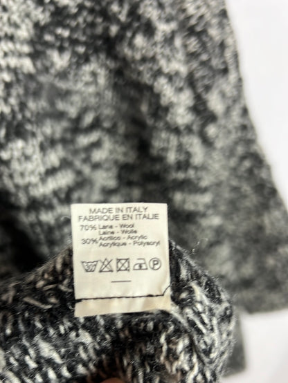 OTRAS. Jersey jaspeado lana escote pico. T U ( M)