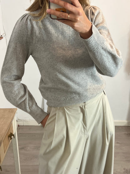 BIMBA Y LOLA. Heathered grey wool sweater. TS