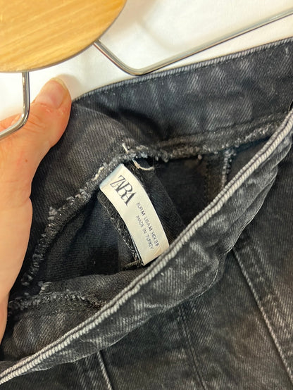 ZARA. Strapless denim dress. TM