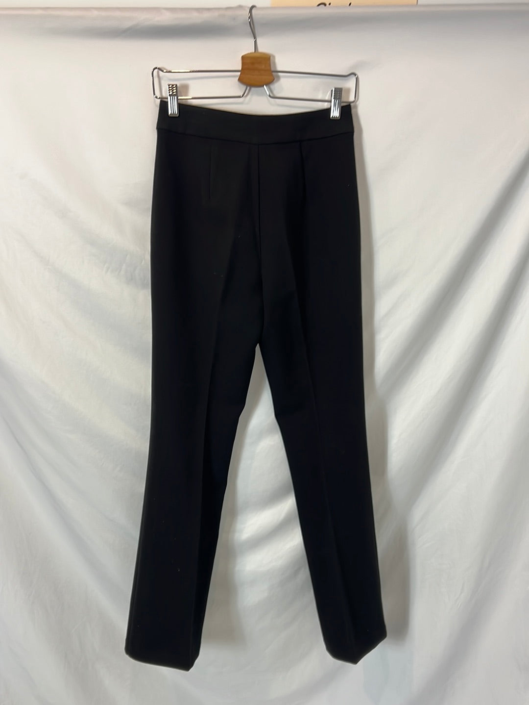 YAS. Black wide-leg pants Ts