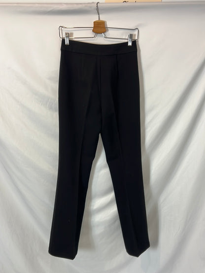 YAS. Black wide-leg pants Ts