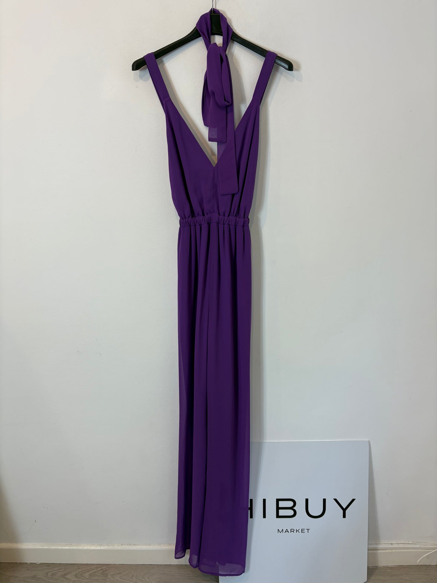 LADY PIPA. Mono largo fluido  espalda cruzada. T S