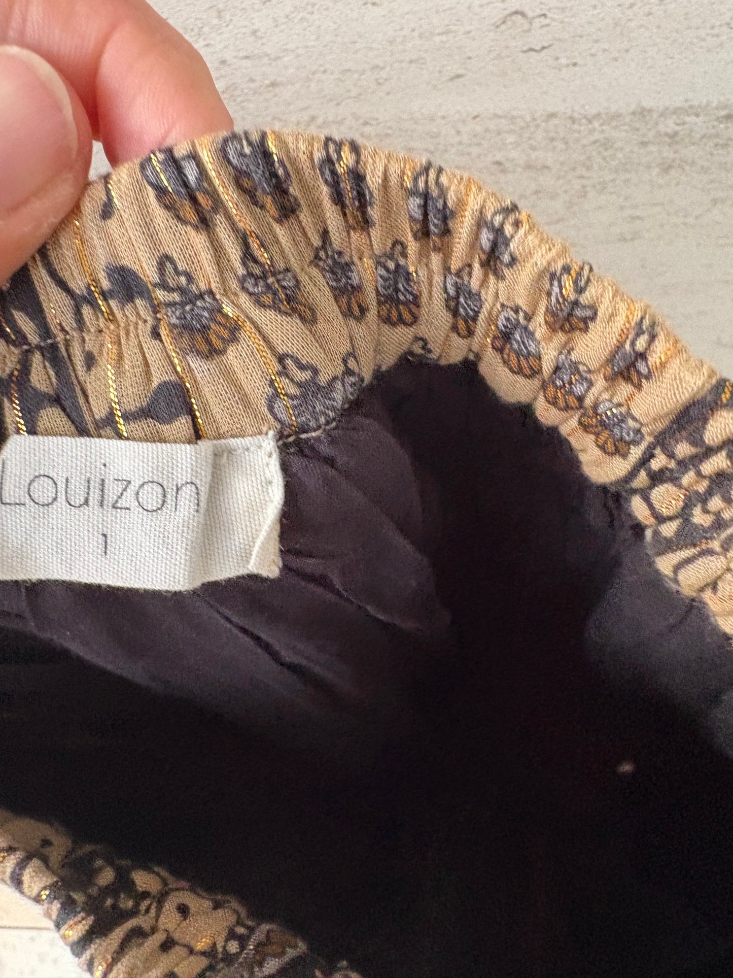 LOUIZON. Falda midi estampado