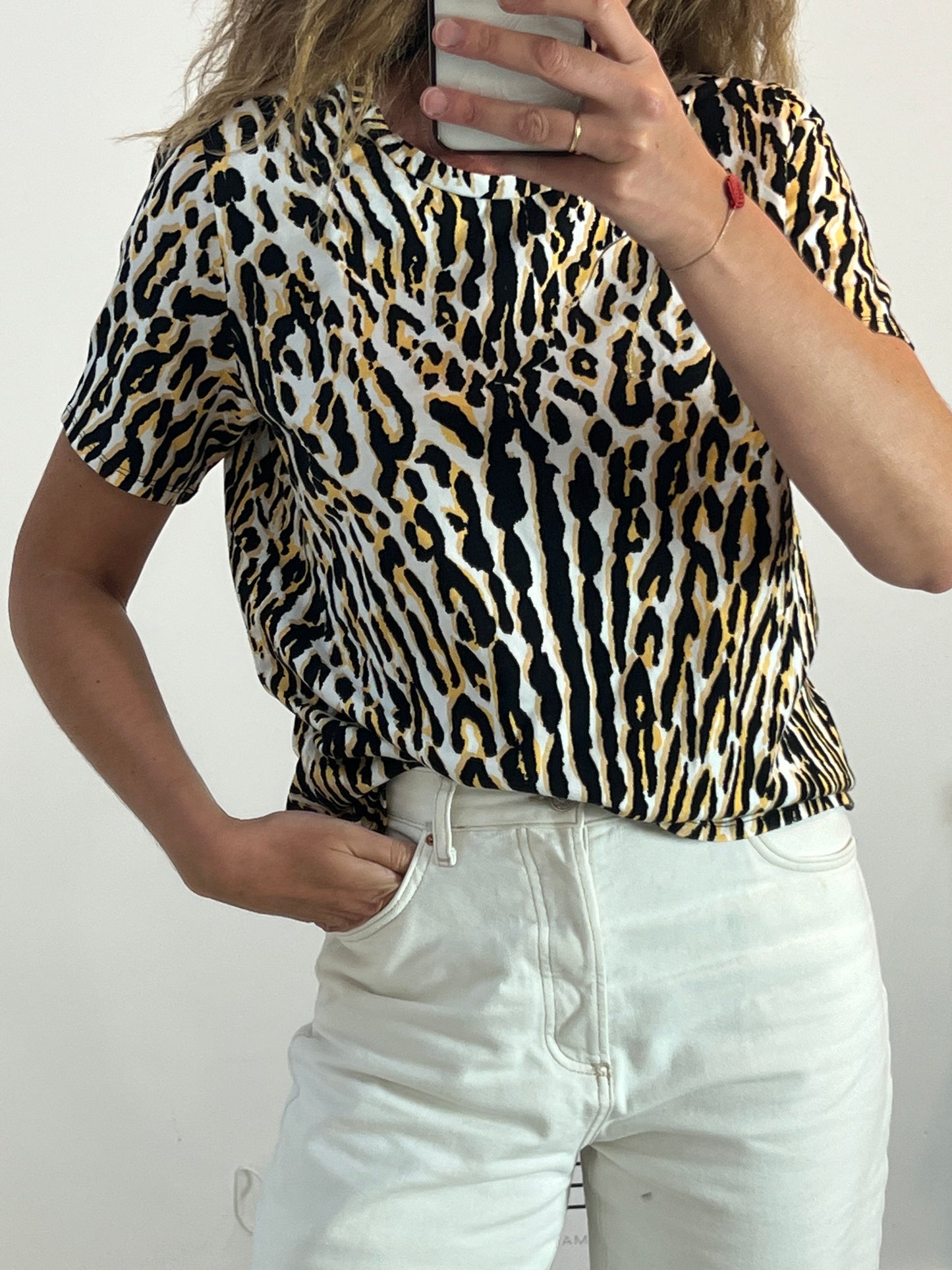 MAJE. Animal print T-shirt size 2(m)