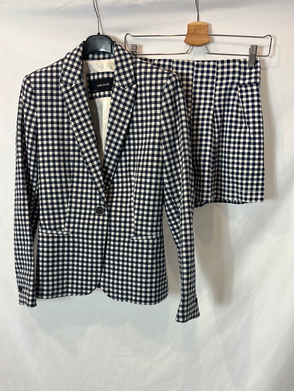 ZARA. Total look cuadros vichí T.s