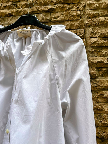 SÉZANE. Blusa blanca cuello