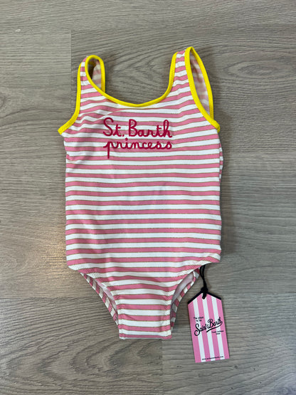 SAINT BARTH PRINCES. Traje de baño rayas T.2 años
