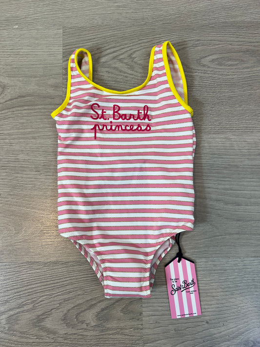 SAINT BARTH PRINCES. Traje de baño rayas T.2 años