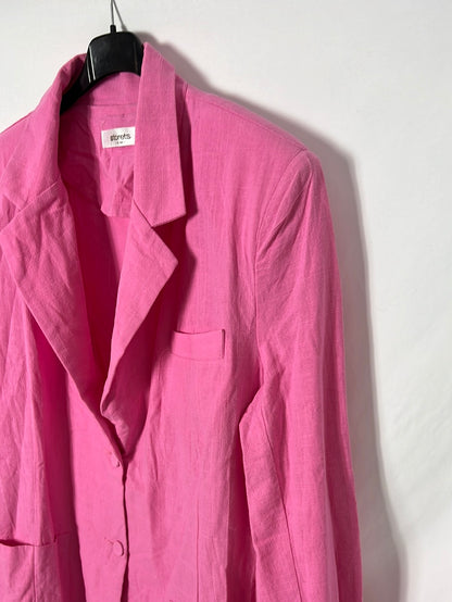 STOREST. Blazer rosa algodón T.s/m