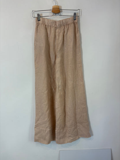 ZARA. Conjunto lino rosa palo